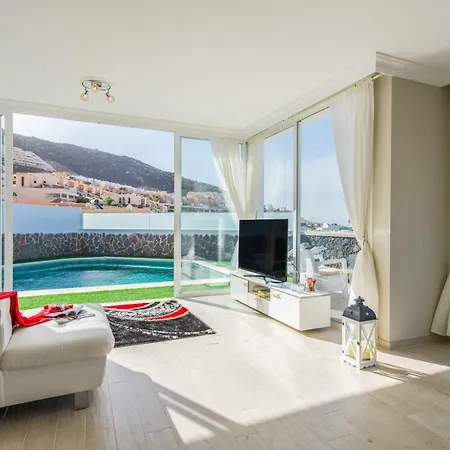 Luxury White With Sea View, Heated Pool Willa Costa Adeje (Tenerife)