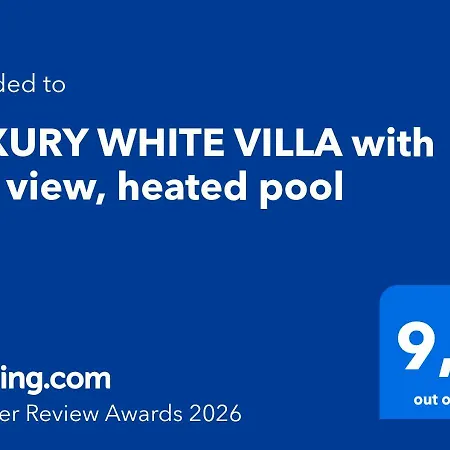 Villa Luxury White With Sea View, Heated Pool Costa Adeje (Tenerife)